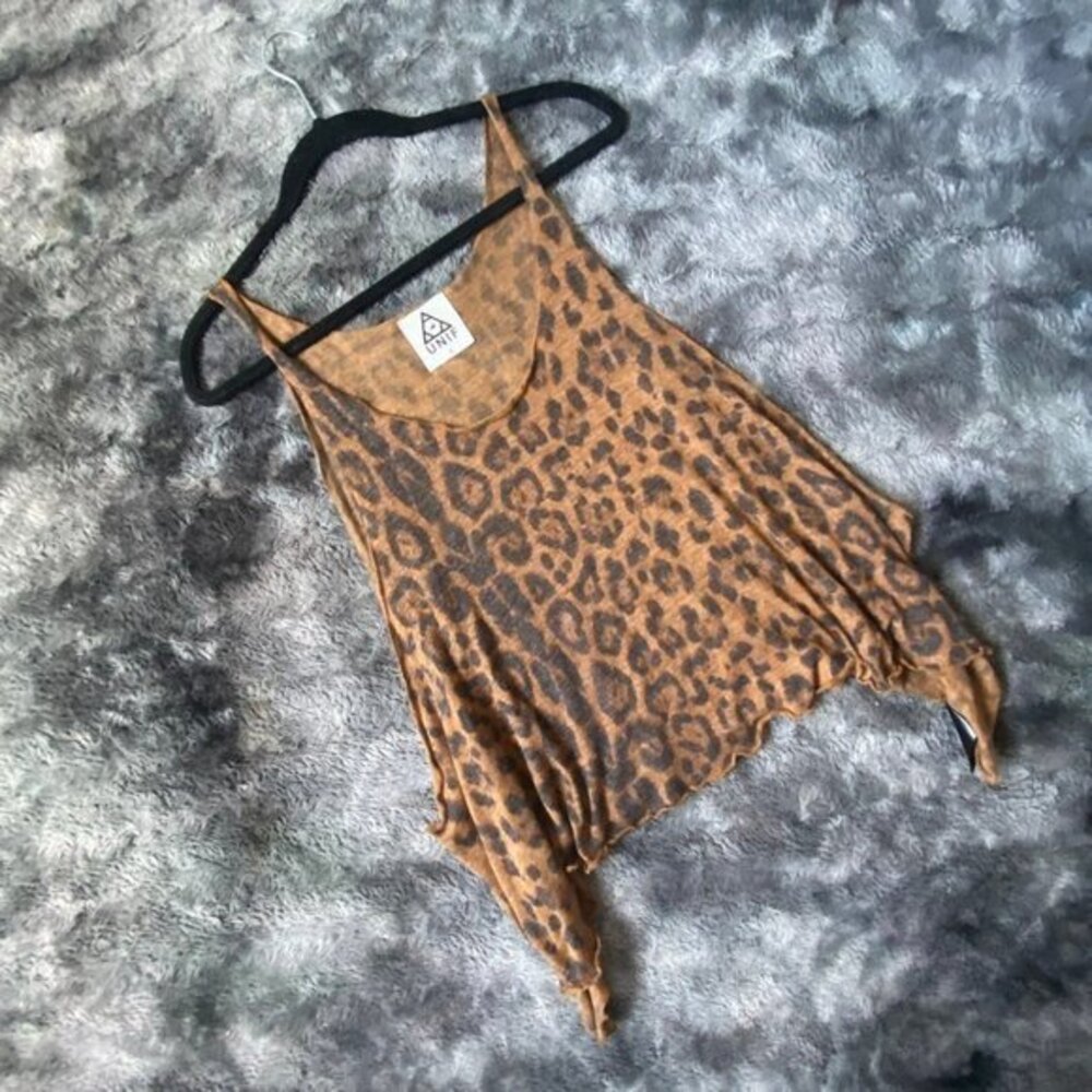 UNIF Soft Leopard Print Tank